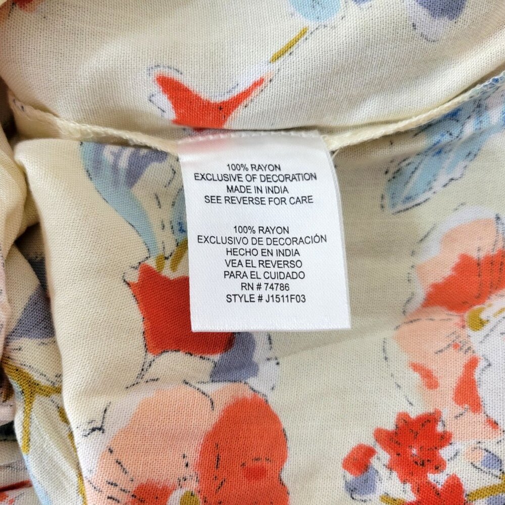 Patrons of Peace Boho Floral Peasant Dress Size Medium - Picture 5 of 5